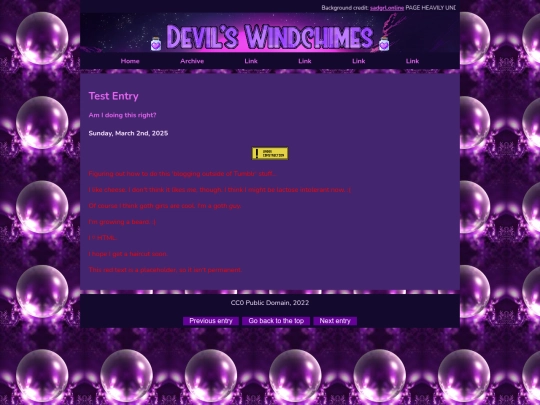 uplog/uplogtestentry screenshot