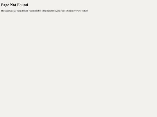 not_found screenshot