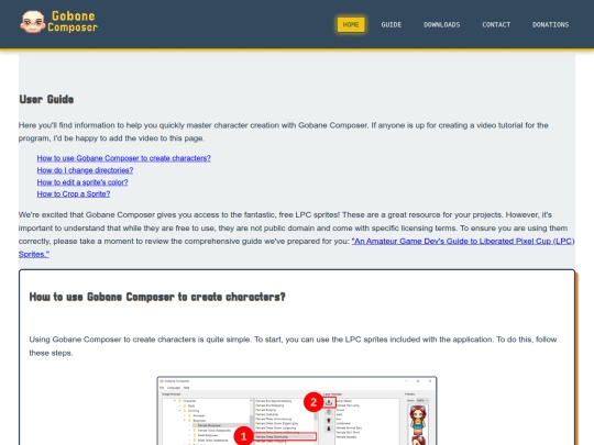 guide screenshot