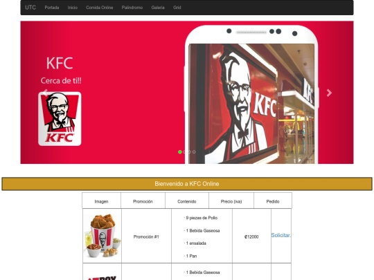 comidas_express screenshot
