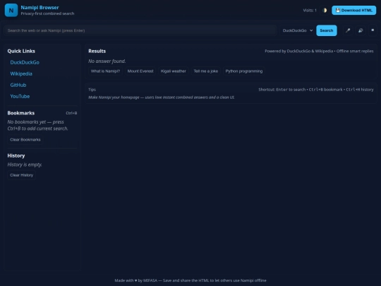 NAMIPI_BROWSER screenshot