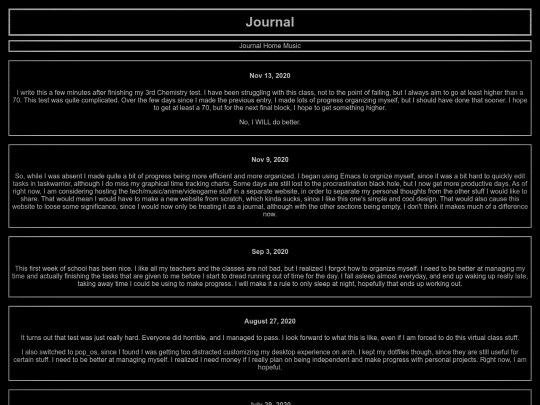 journal screenshot
