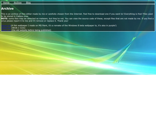 archive screenshot