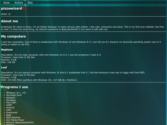home screenshot