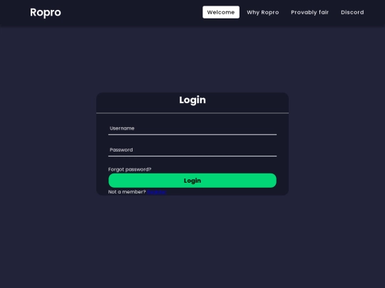register screenshot