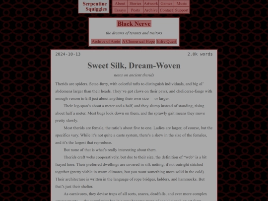black-nerve/apocrypha/sweet-silk screenshot
