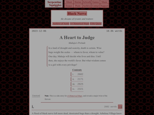 black-nerve/shorts/heart-to-judge screenshot