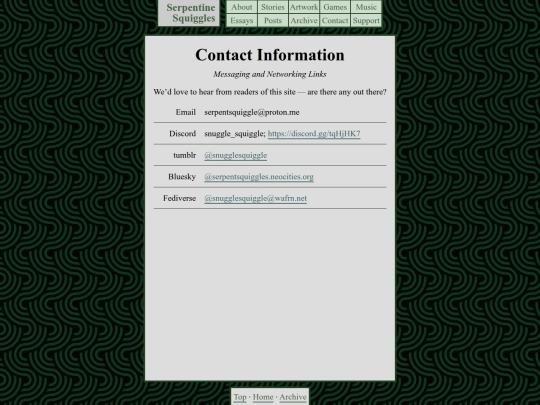 contact screenshot