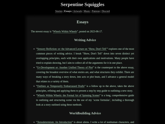 essays screenshot