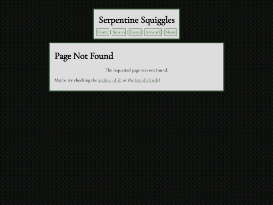 fiction/drabbles screenshot