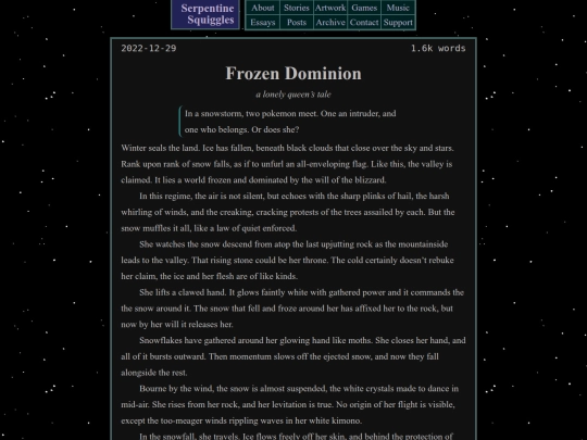 fiction/frozen-dominion screenshot