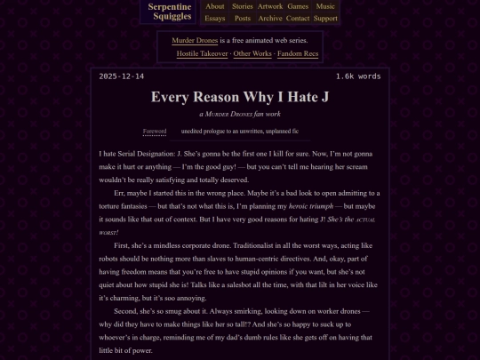 fiction/murder-drones/juzi-hate screenshot