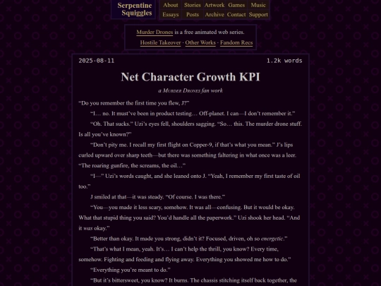 fiction/murder-drones/net-char-growth screenshot