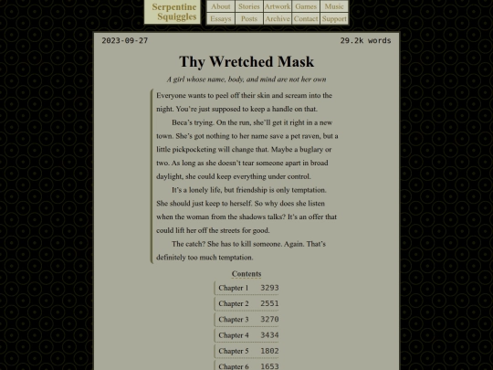 fiction/wretched-mask screenshot