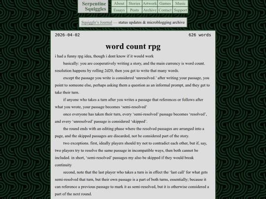 status/wcrpg screenshot