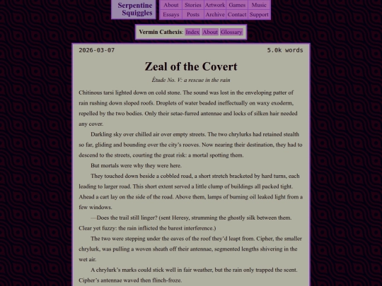 vermin/covert-zeal screenshot