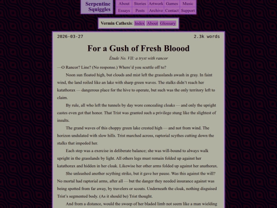 vermin/fresh-blood screenshot