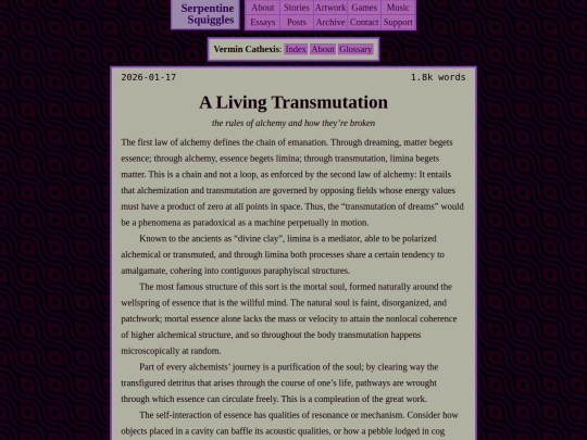vermin/living-transmutation screenshot