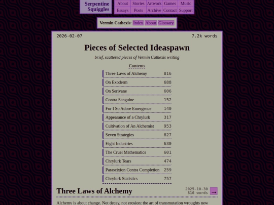 vermin/pieces screenshot