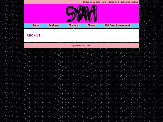 archive screenshot