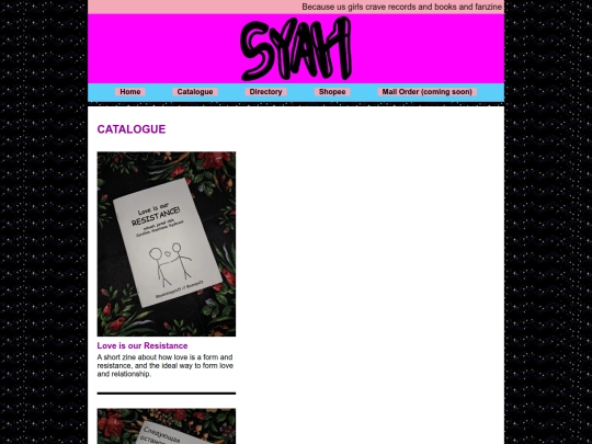 catalogue screenshot