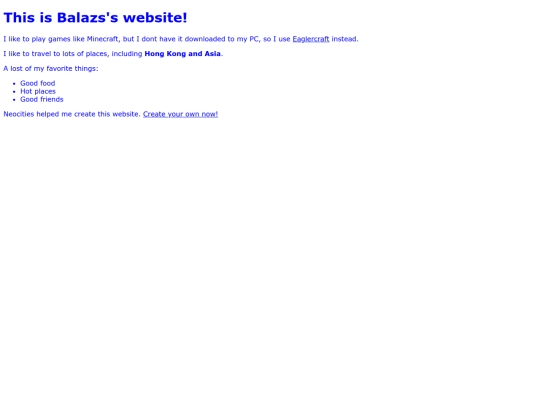 index screenshot