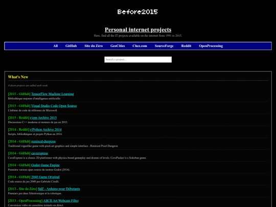 index screenshot