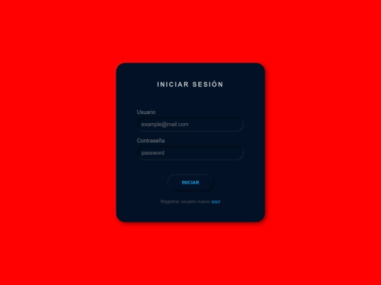 login screenshot