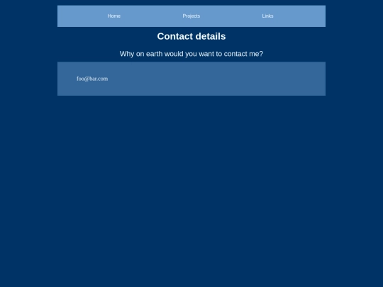 contact screenshot