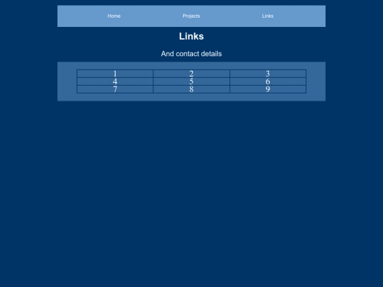 links screenshot