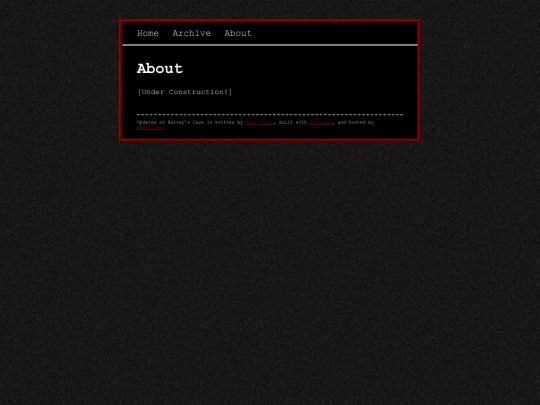 blog/about screenshot