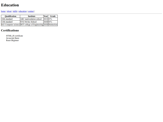 education screenshot
