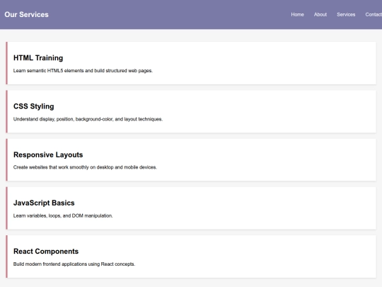 services2 screenshot