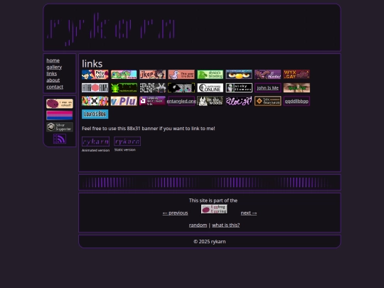 links screenshot