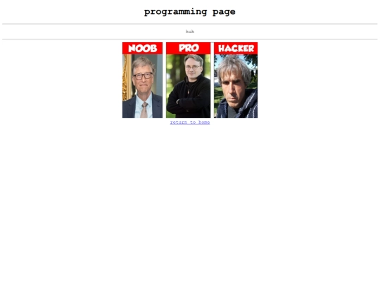 pages/programming screenshot
