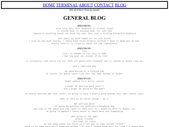 gblog screenshot