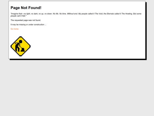 not_found screenshot