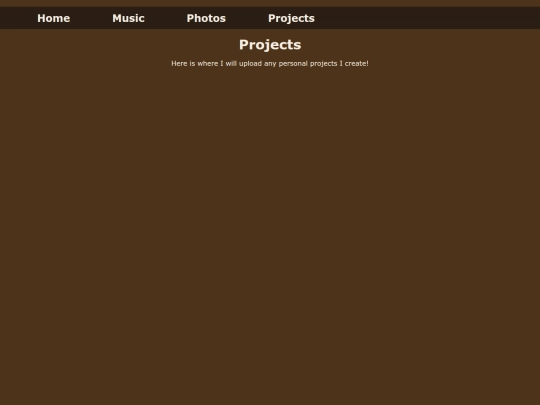 projects screenshot