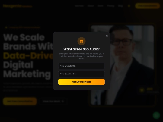 Digital Marketing website screenshot