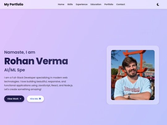 portfolio screenshot