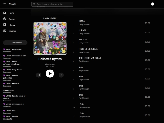Birthday/DariaBirthday_2026/DariaPlaylist screenshot