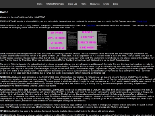 index screenshot