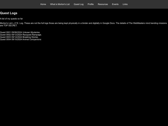 questlog screenshot