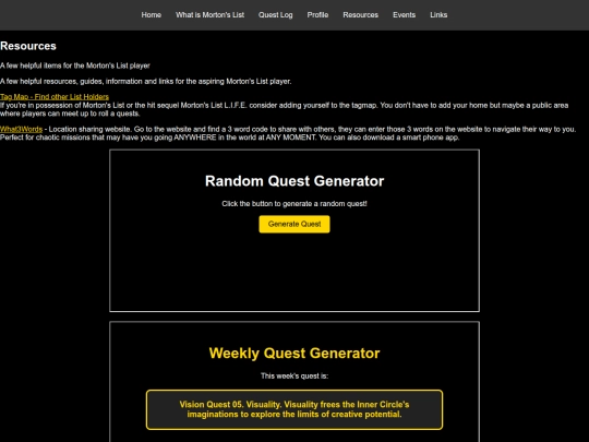 resources screenshot