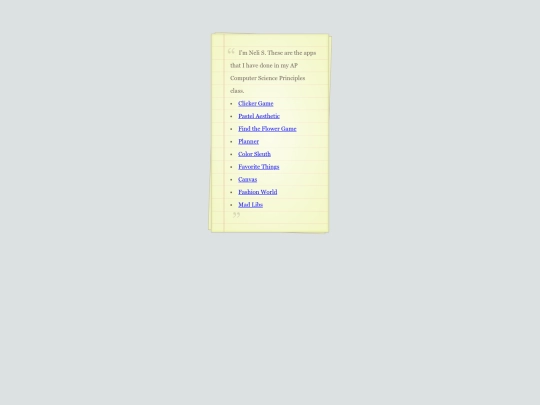 index screenshot