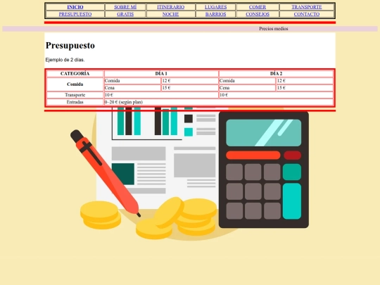 proyecto/presupuesto screenshot