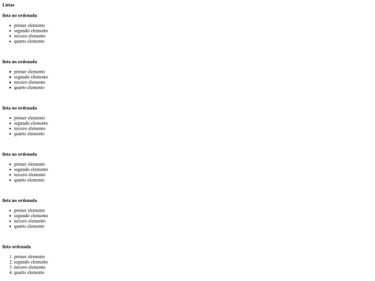 listas screenshot