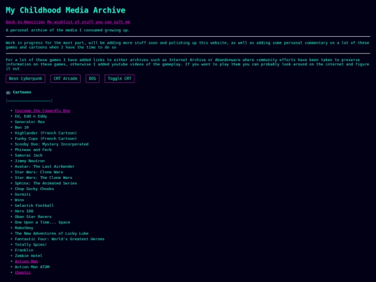 index screenshot