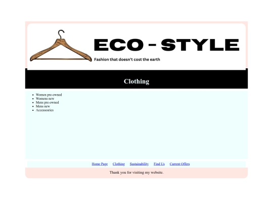 myproject/clothing screenshot