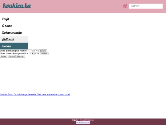 matrica screenshot